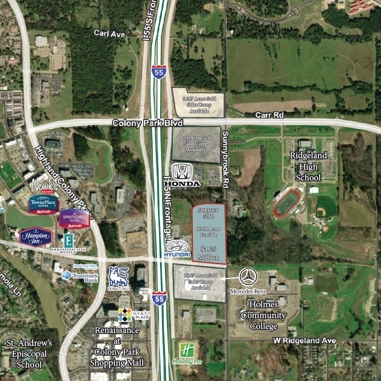 Steed & Sunnybrook Rd, Ridgeland, MS for sale Building Photo- Image 1 of 3