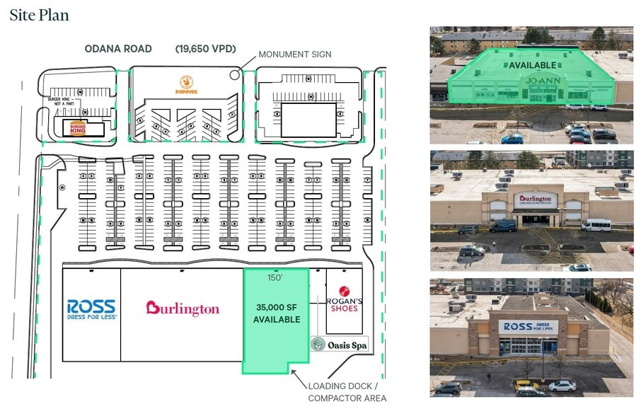 6741 Odana Rd, Madison, WI for lease - Site Plan - Image 3 of 6