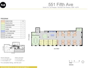 551 Fifth Ave, New York, NY for lease Floor Plan- Image 1 of 1
