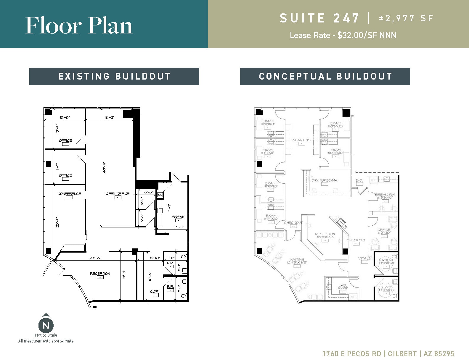 1760 E Pecos Rd, Gilbert, AZ for lease Floor Plan- Image 1 of 4