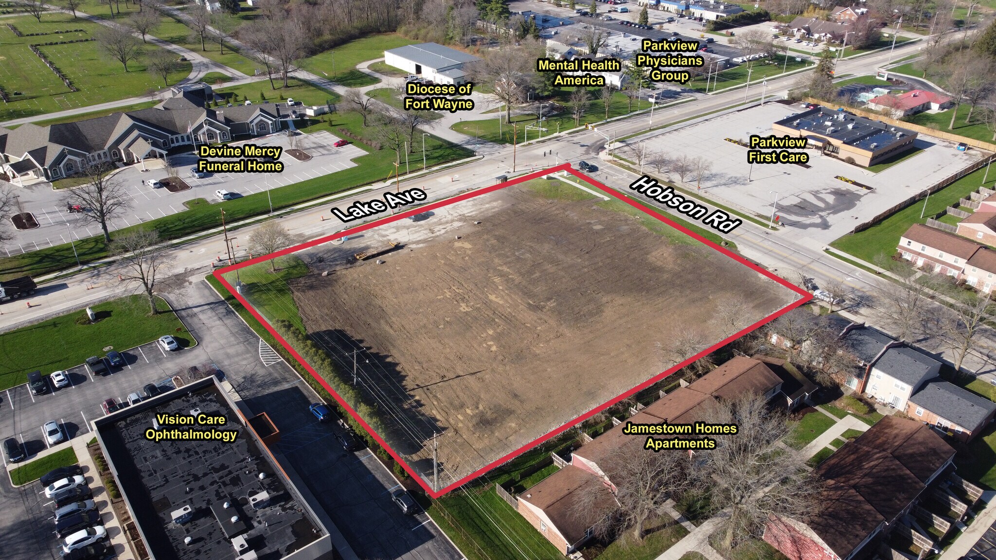 3217 Lake Ave, Fort Wayne, IN for sale Aerial- Image 1 of 1