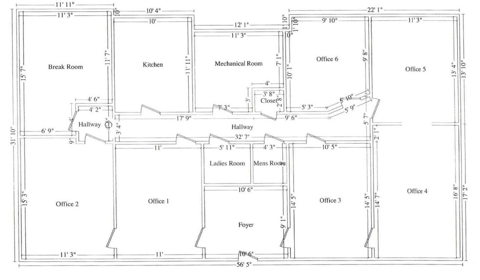 8097 Roswell Rd, Atlanta, GA for lease - Floor Plan - Image 2 of 7