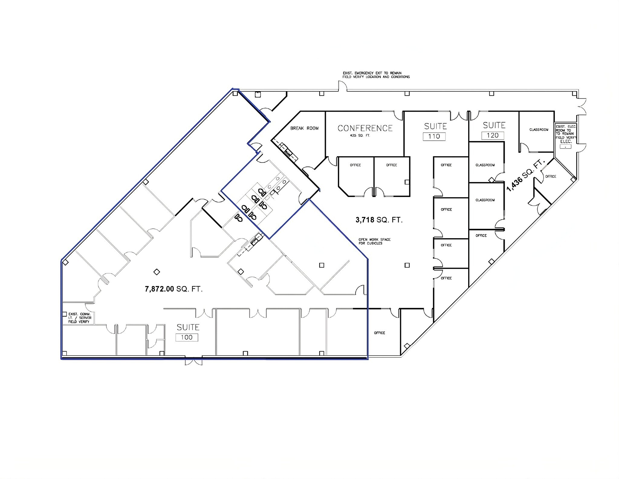 1610 Corporate Ct, Irving, TX for lease Floor Plan- Image 1 of 2