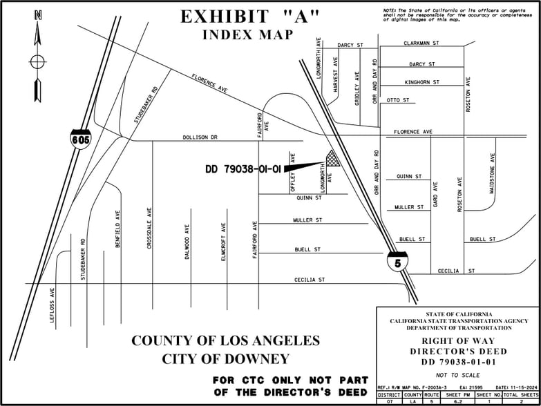 10810-10816 Longworth Ave, Downey, CA for sale - Plat Map - Image 3 of 3