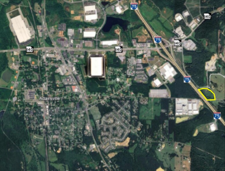 825 Mitchell NW Rd, Adairsville, GA for sale - Aerial - Image 3 of 4