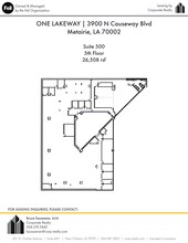 3900 N Causeway Blvd, Metairie, LA for lease Site Plan- Image 1 of 1