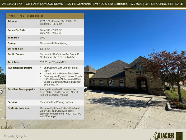 2271 E Continental Blvd, Southlake, TX for sale - Building Photo - Image 3 of 62