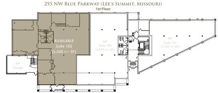 255 NW Blue Pky, Lee's Summit, MO for lease Floor Plan- Image 1 of 10