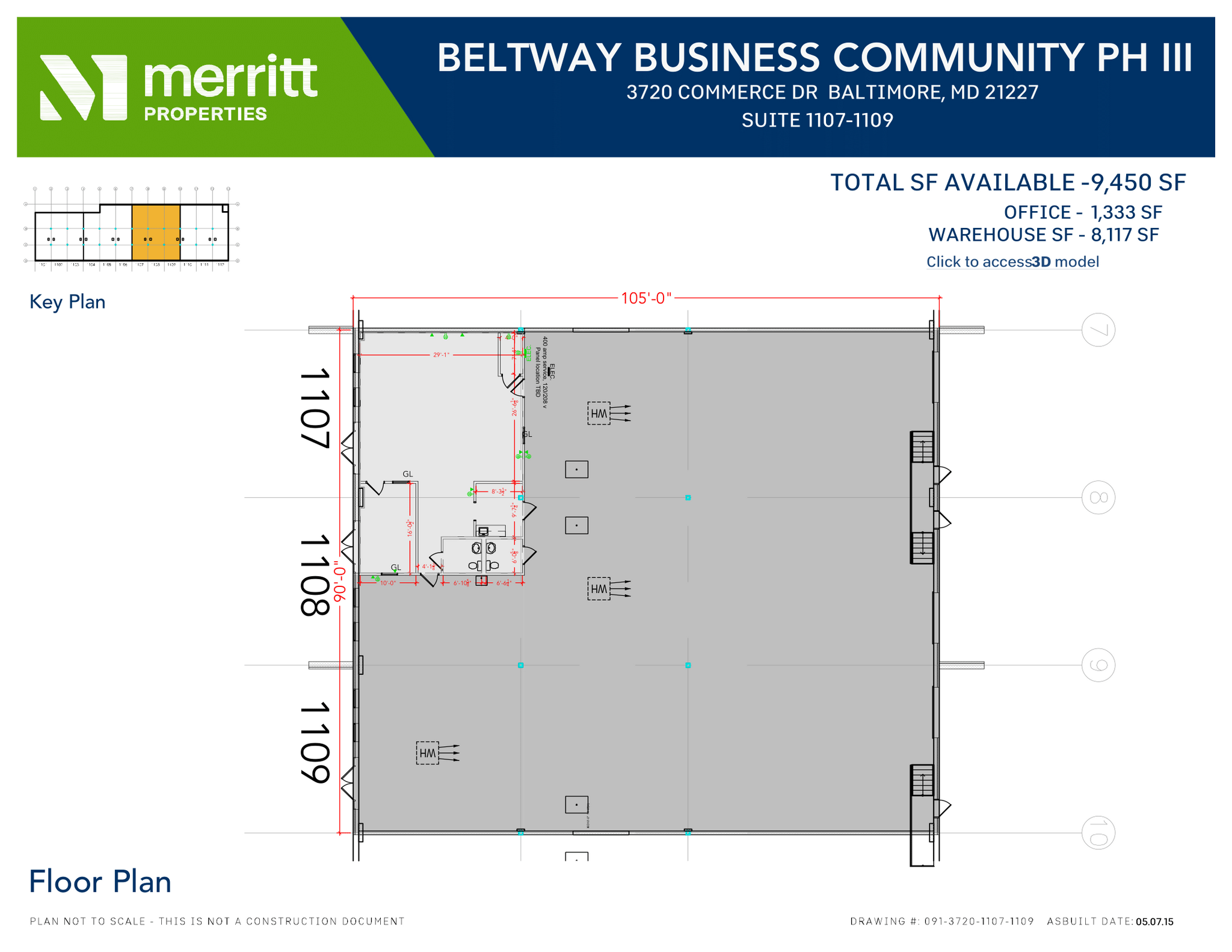 3700 Commerce Dr, Baltimore, MD for lease Floor Plan- Image 1 of 1