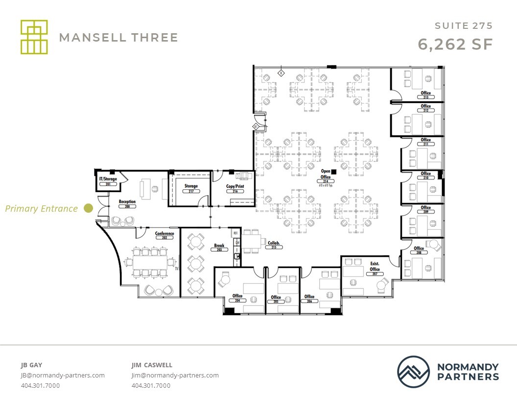 3600 Mansell Rd, Alpharetta, GA for lease Floor Plan- Image 1 of 5