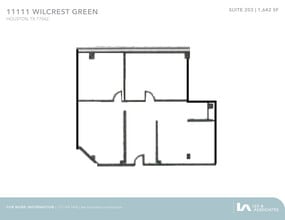 11111 Wilcrest Green Dr, Houston, TX for lease Floor Plan- Image 1 of 2