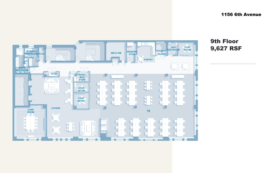 1156 Avenue of the Americas, New York, NY for lease - Site Plan - Image 2 of 4