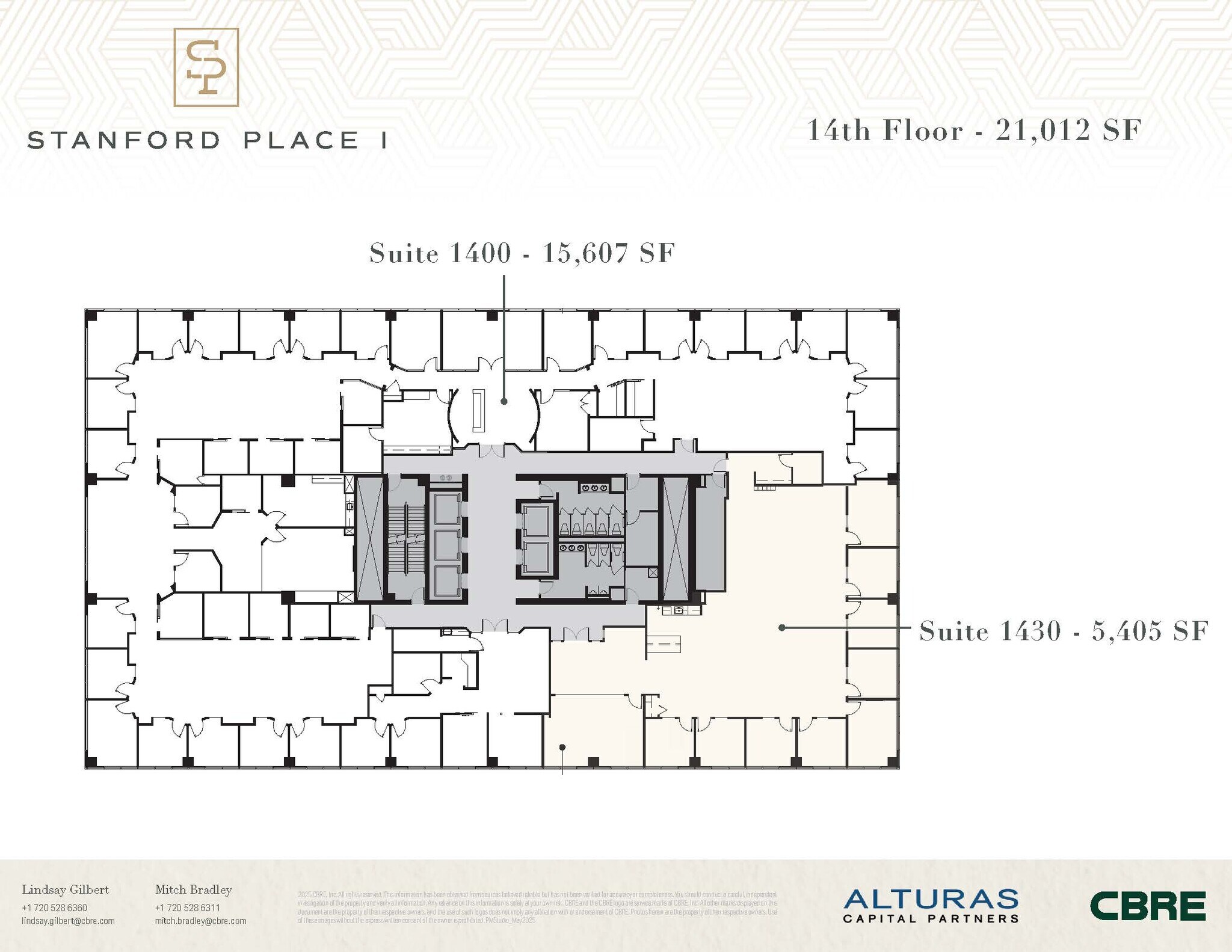 8055 E Tufts Ave, Denver, CO for lease Floor Plan- Image 1 of 2