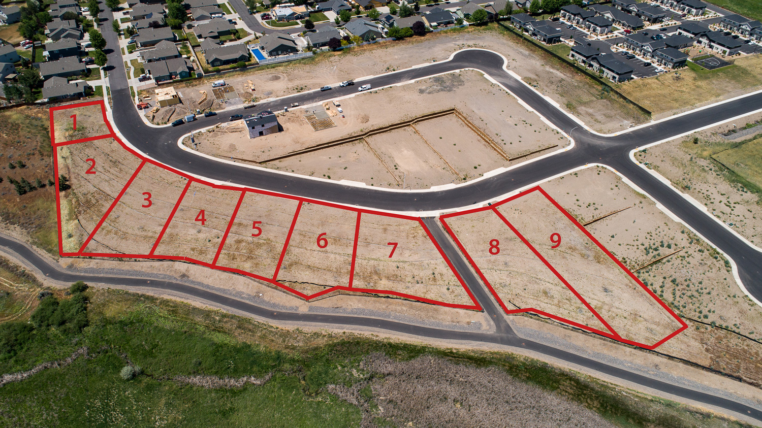 Lots 1-9 Cobblestone Ct, Prineville, OR for sale Aerial- Image 1 of 12