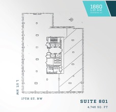 1660 L St NW, Washington, DC for lease Floor Plan- Image 2 of 2