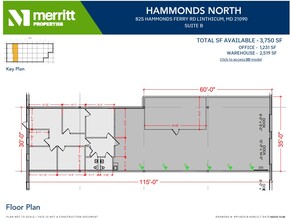 823 Hammonds Ferry Rd, Linthicum, MD for lease Floor Plan- Image 1 of 1