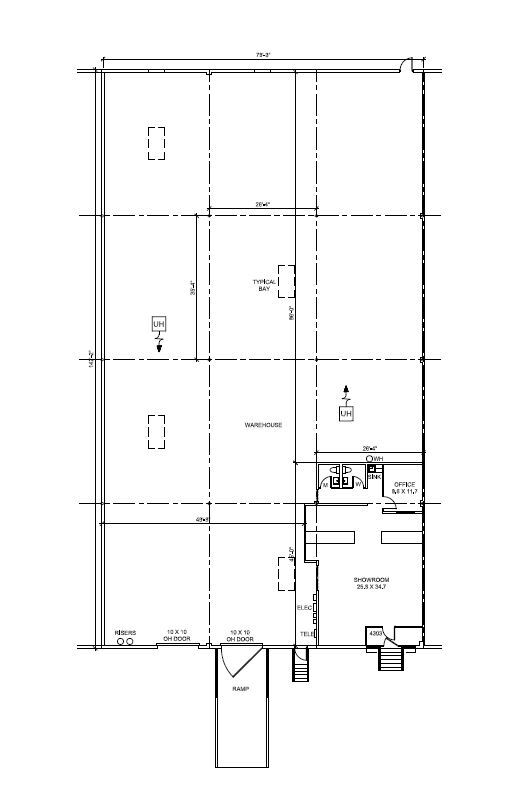 4301-4311 Shilling Way, Dallas, TX for lease Floor Plan- Image 1 of 1