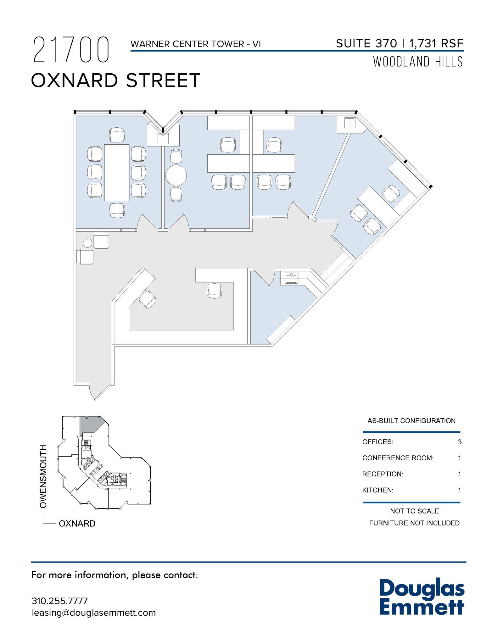 21700 Oxnard St, Woodland Hills, CA for lease Floor Plan- Image 1 of 1