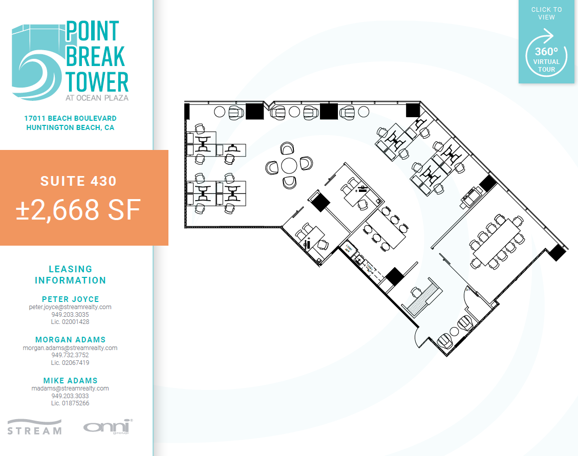 17011 Beach Blvd, Huntington Beach, CA for lease Floor Plan- Image 1 of 5