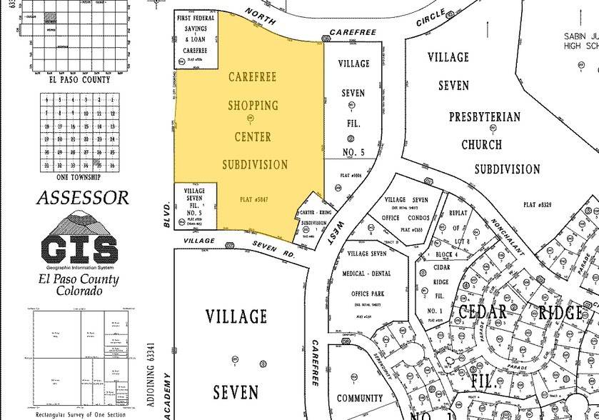 3315-3541 N Academy Blvd, Colorado Springs, CO for lease - Plat Map - Image 2 of 24