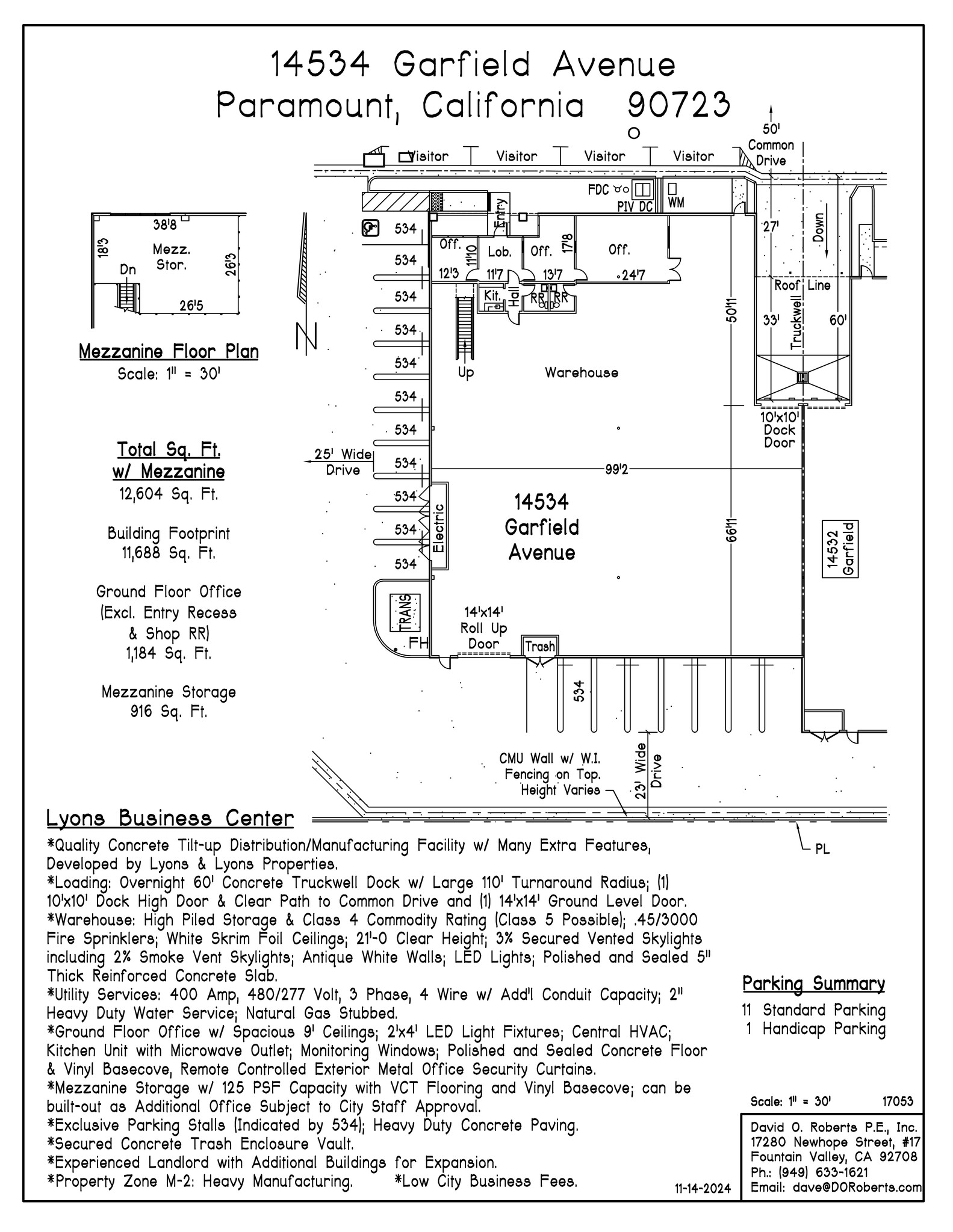 14512-14518 Garfield Ave, Paramount, CA for lease Site Plan- Image 1 of 1