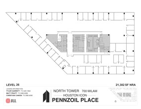 700 Milam St, Houston, TX for lease Floor Plan- Image 1 of 1