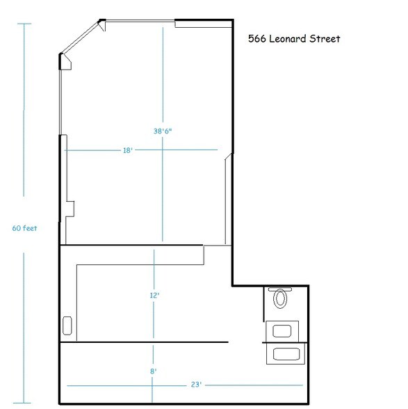 107 Nassau Ave, Brooklyn, NY for sale - Typical Floor Plan - Image 1 of 1