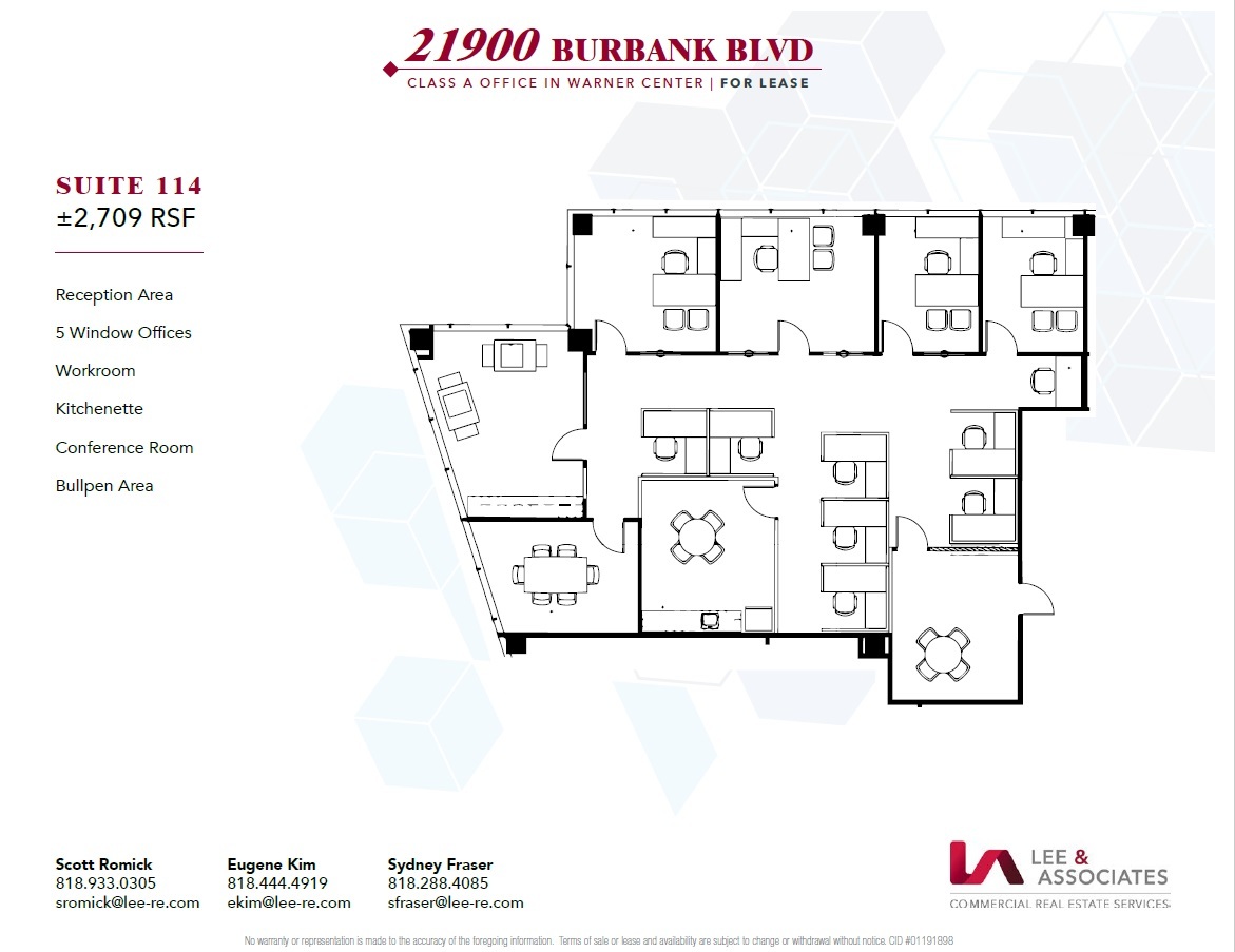 21900 Burbank, Woodland Hills, CA for lease Floor Plan- Image 1 of 1