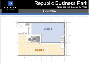 24130 State Highway 249, Tomball, TX for lease Floor Plan- Image 2 of 8