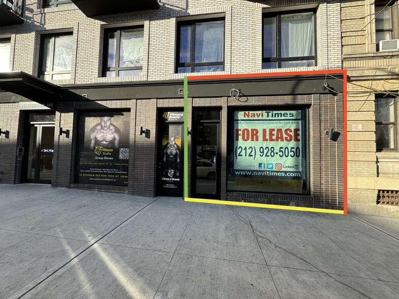 26 Sherman Ave, New York, NY for lease - Building Photo - Image 1 of 6