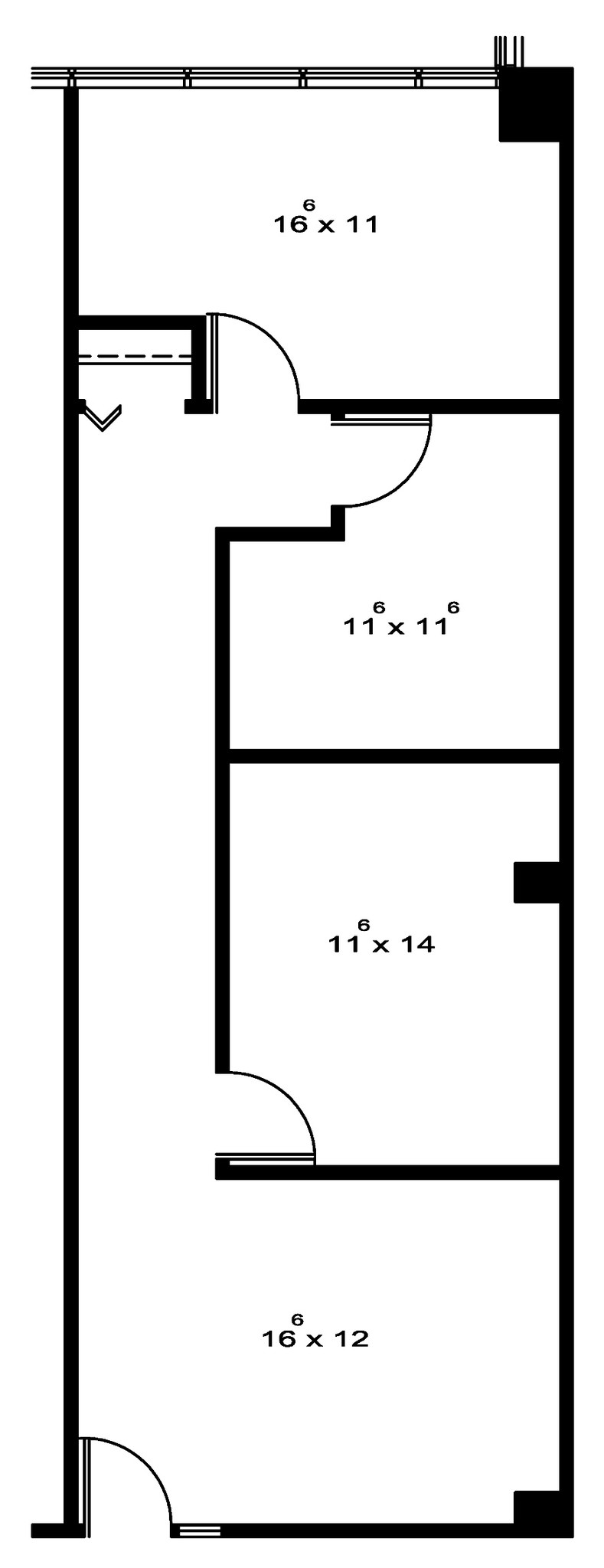 100 Galleria Officentre, Southfield, MI for sale Floor Plan- Image 1 of 2