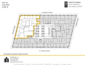 201 St. Charles Ave, New Orleans, LA for lease Site Plan- Image 1 of 1