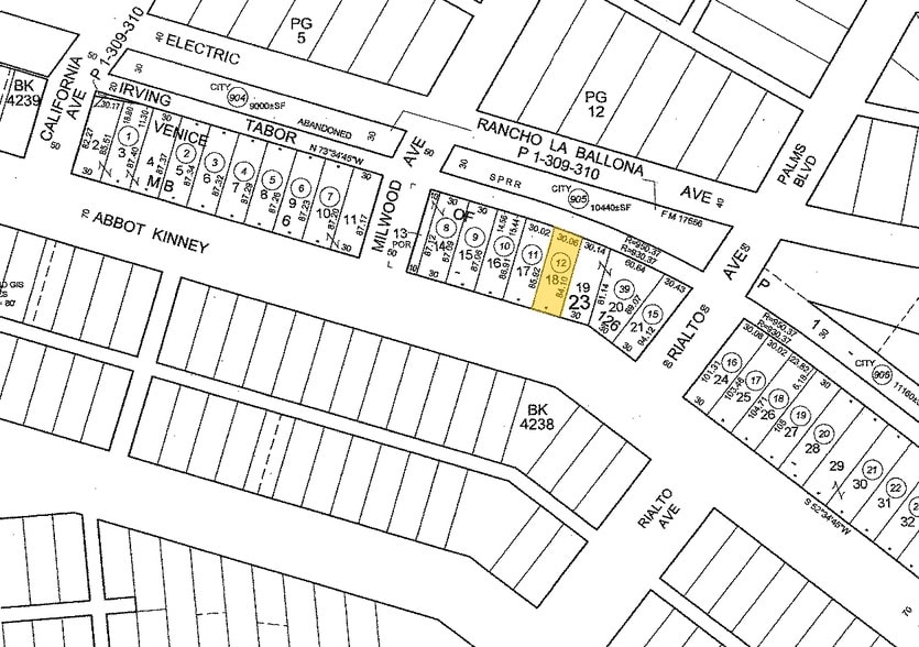 1511 Abbot Kinney Blvd, Venice, CA for lease - Plat Map - Image 2 of 19