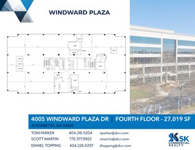 4005 Windward Plaza Dr, Alpharetta, GA for lease Site Plan- Image 1 of 6