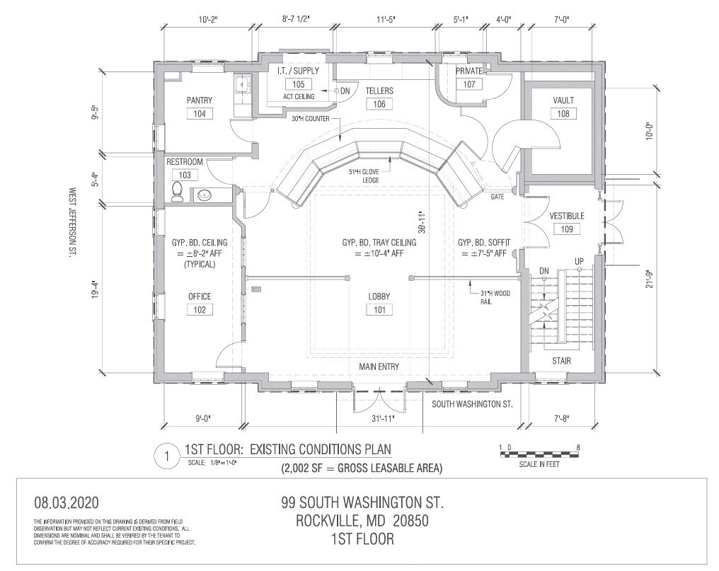 99 S Washington St, Rockville, MD for sale Floor Plan- Image 1 of 1