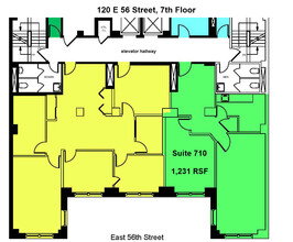 120 E 56th St, New York, NY for lease Floor Plan- Image 2 of 2