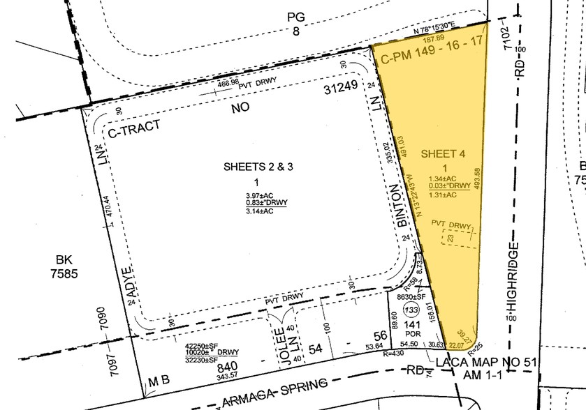 28441 Highridge Rd, Rolling Hills Estates, CA for lease - Plat Map - Image 2 of 51