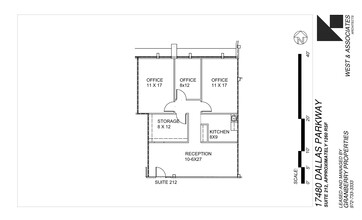 17480 Dallas Pky, Dallas, TX for lease Floor Plan- Image 1 of 1