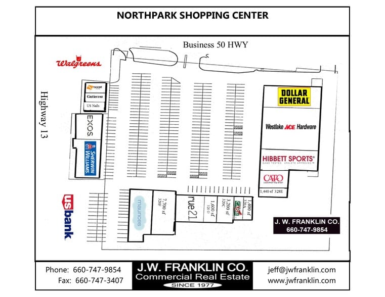 312-328 E Young Ave, Warrensburg, MO for lease - Site Plan - Image 2 of 2