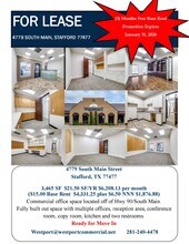 4779-4781 S Main St, Stafford, TX for lease Interior Photo- Image 1 of 2