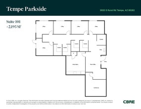 3920 S Rural Rd, Tempe, AZ for lease Floor Plan- Image 1 of 6