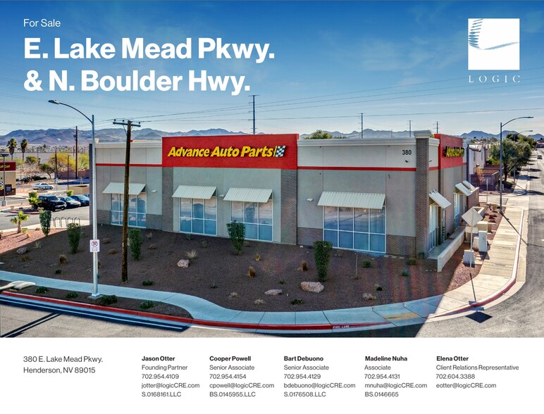 380 E Lake Mead Pky, Henderson, NV for sale - Building Photo - Image 1 of 2
