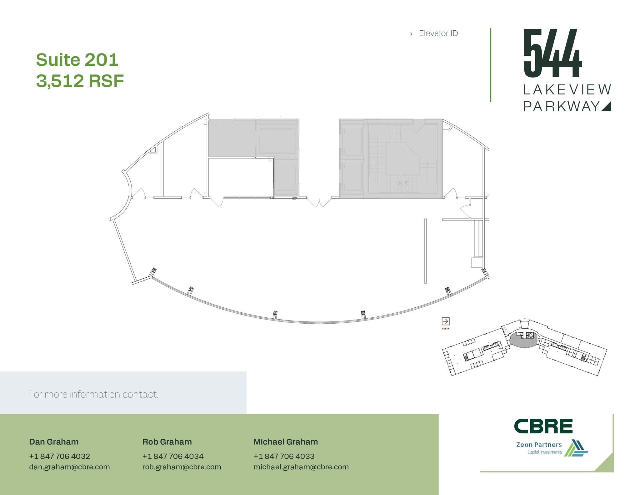 544 Lakeview Pky, Vernon Hills, IL for lease Floor Plan- Image 1 of 2