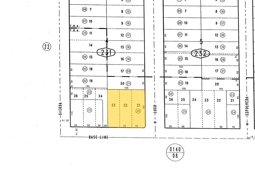 148 E Baseline St, San Bernardino, CA for lease - Plat Map - Image 2 of 19