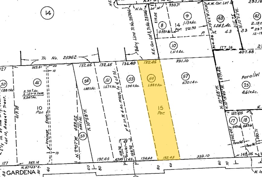 401 E Gardena Blvd, Gardena, CA for lease - Plat Map - Image 2 of 2