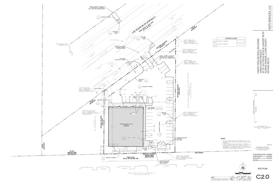 Nellis Boulevard Blvd, Las Vegas, NV for sale - Site Plan - Image 3 of 4