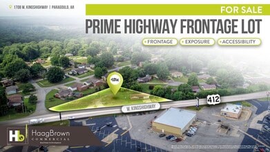 1708 W Kingshighway, Paragould, AR - AERIAL  map view - Image1