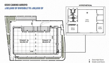 901 Venture Way, Gilroy, CA for lease Floor Plan- Image 1 of 2