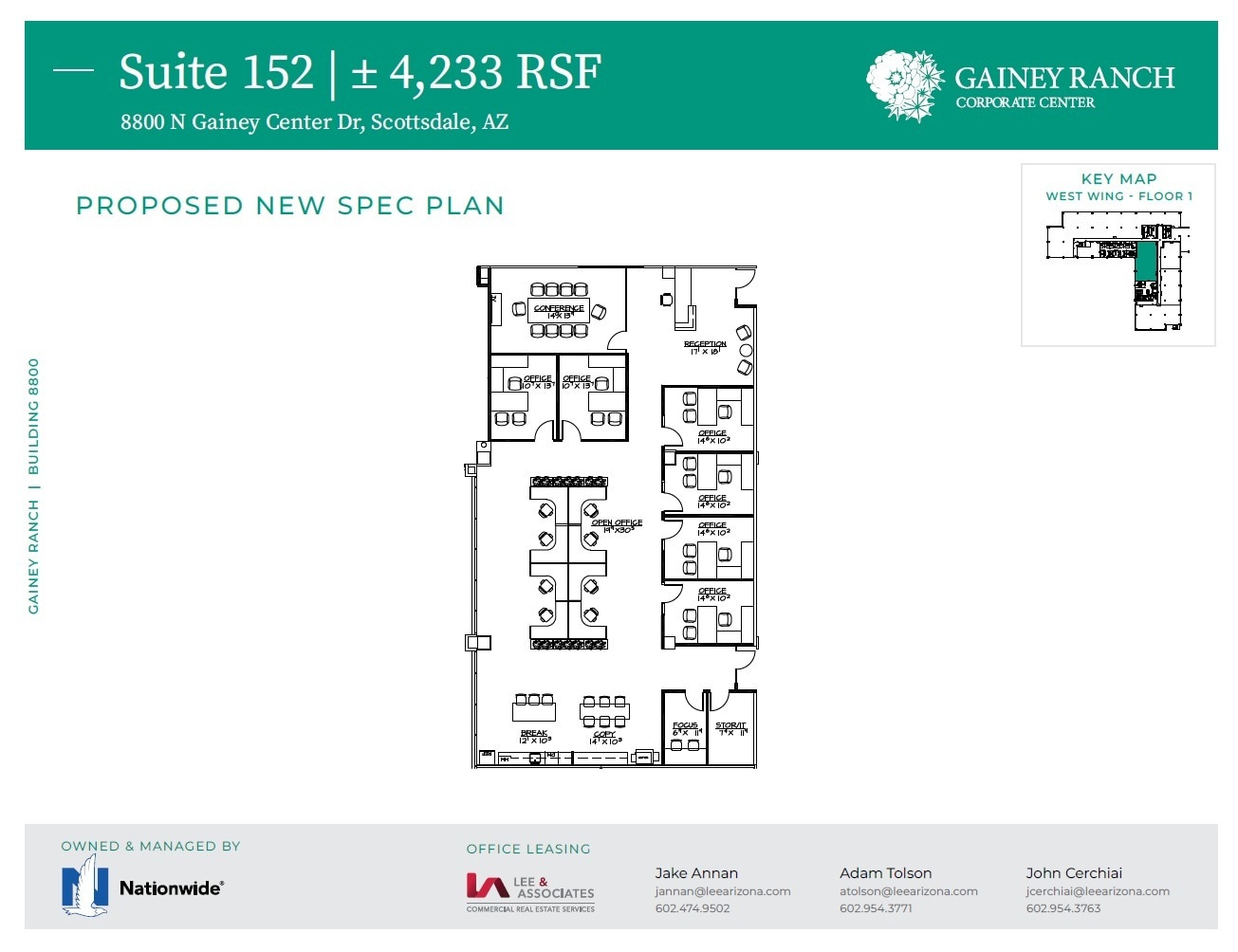 8800 N Gainey Center Dr, Scottsdale, AZ for lease Floor Plan- Image 1 of 1