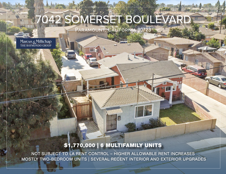 7042 Somerset Blvd, Paramount, CA for sale - Building Photo - Image 1 of 19